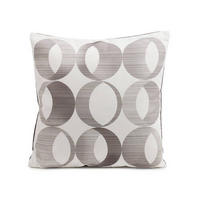 KISSENHÜLLE Bellino 50/50 cm  - Silberfarben/Weiß, LIFESTYLE, Textil (50/50cm) - Ambiente