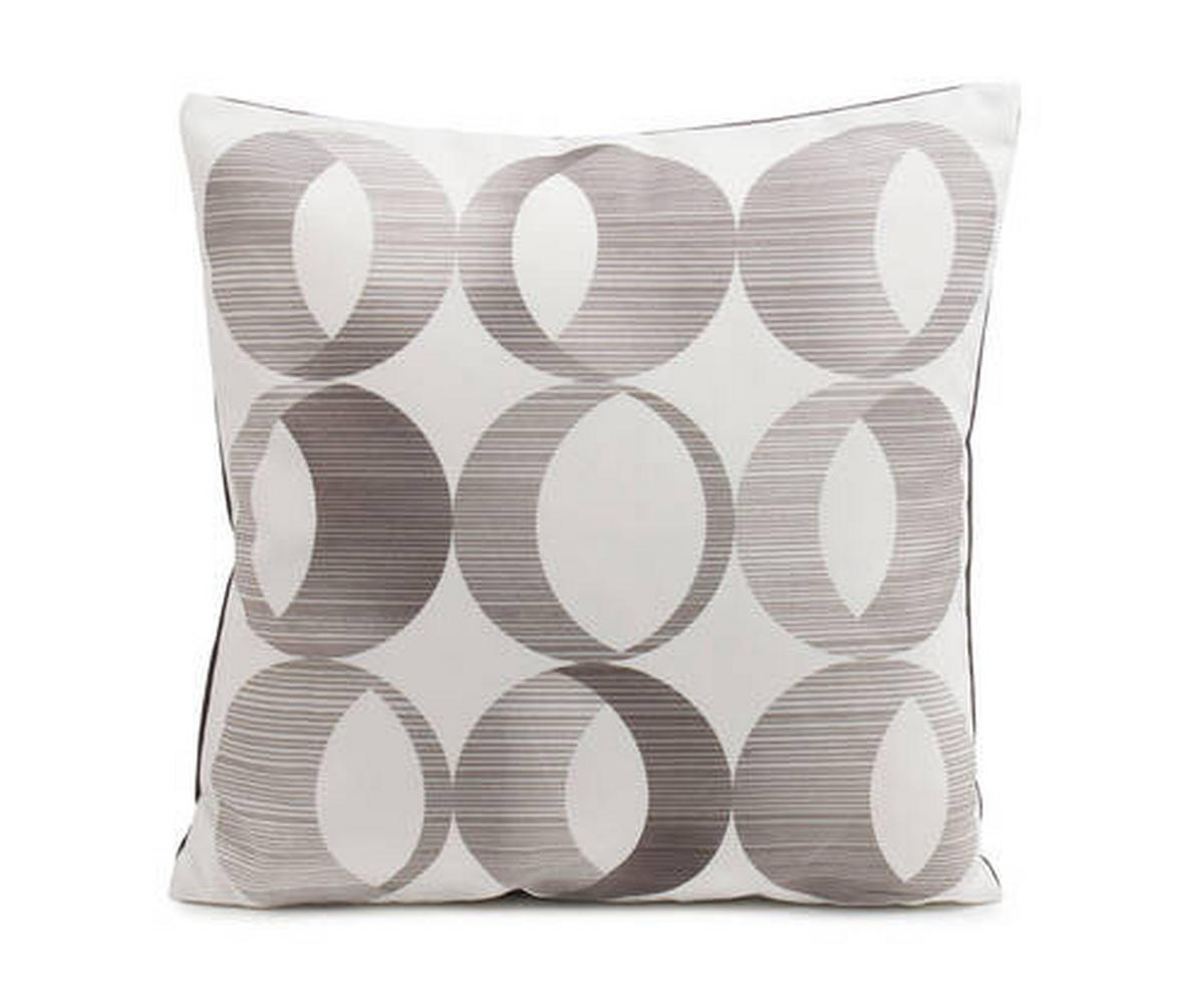 KISSENHÜLLE Bellino 50/50 cm  - Silberfarben/Weiß, LIFESTYLE, Textil (50/50cm) - Ambiente