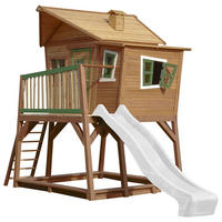 LEKTORN 432/288/193 cm  - vit/grön, Klassisk, trä (432/288/193cm)