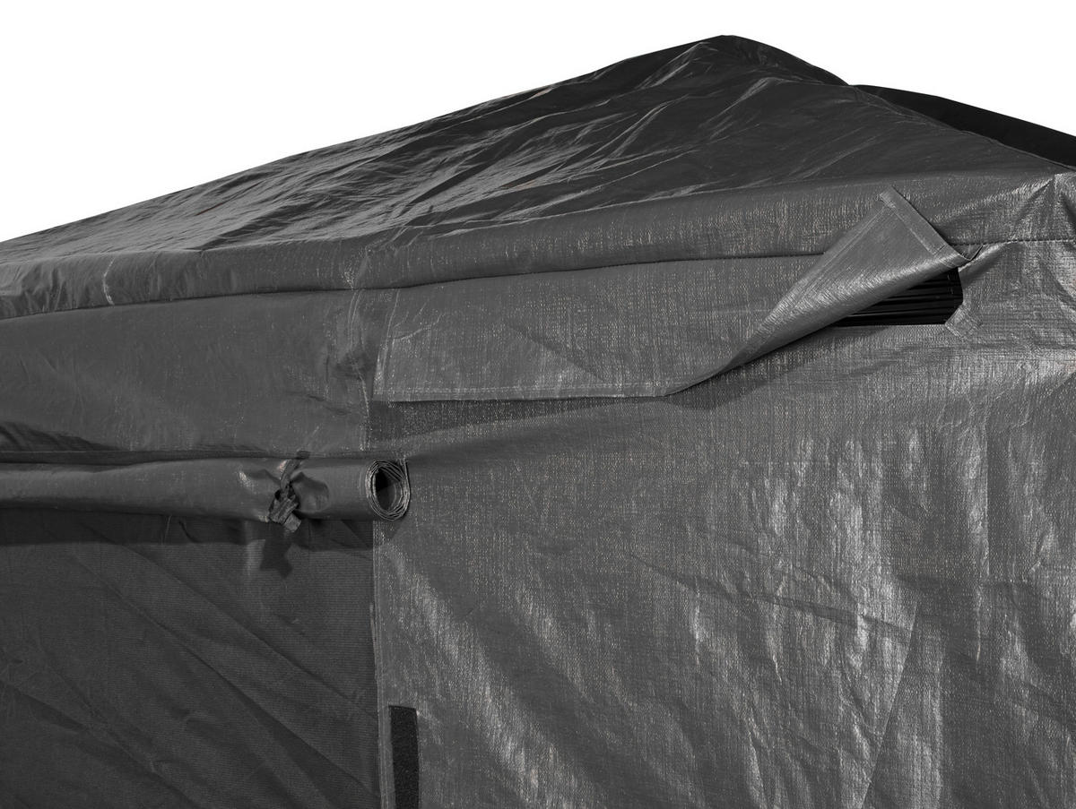 SCHUTZPLANE  - Grau, Basics, Textil (426/303/292cm)