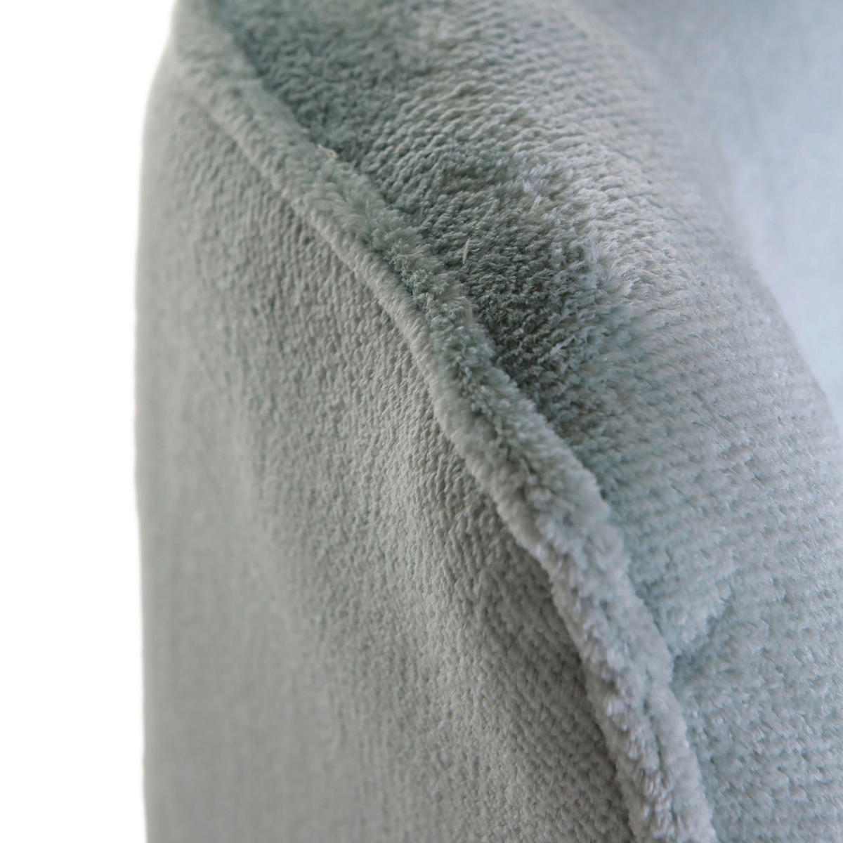 OHRENSESSEL in Plüsch Mintgrün  - Schwarz/Hellblau, KONVENTIONELL, Textil/Metall (83/110/92cm) - Carryhome