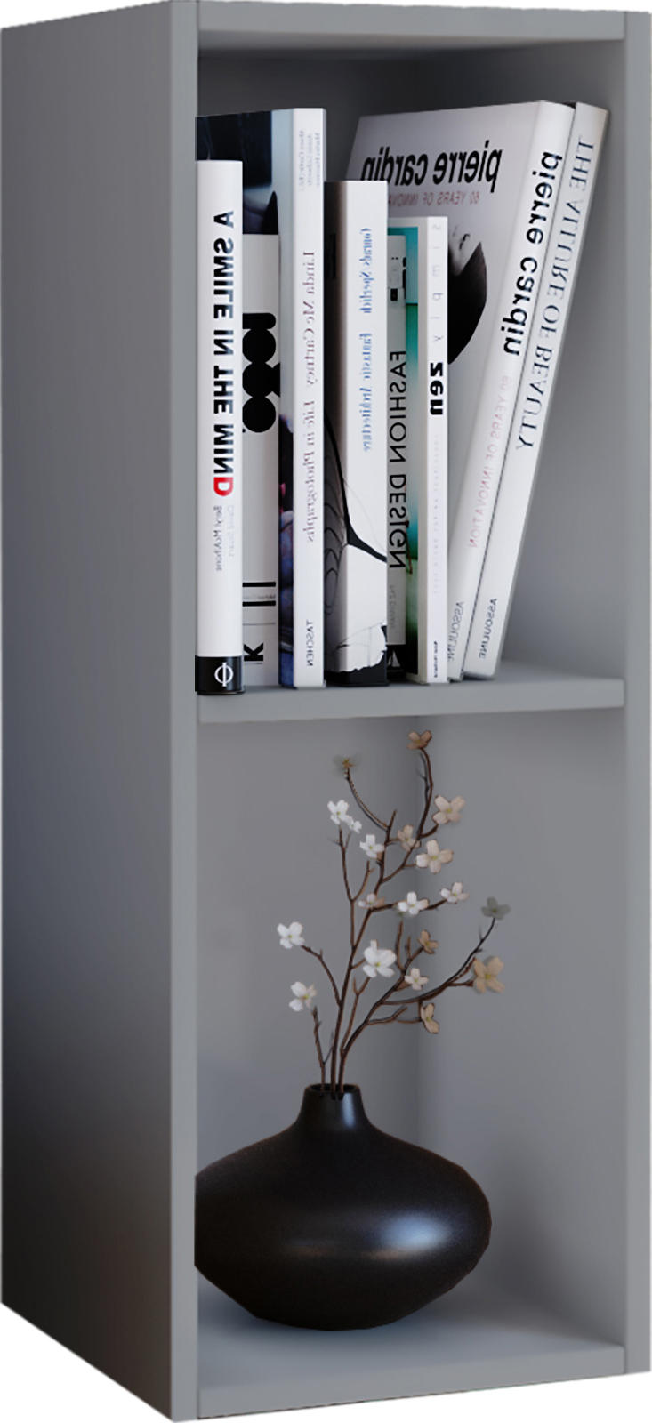 AKTENREGAL Grau  - Grau, Basics, Holzwerkstoff (34/72/30cm) - MID.YOU