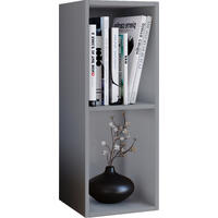 AKTENREGAL Grau  - Grau, Basics, Holzwerkstoff (34/72/30cm) - MID.YOU