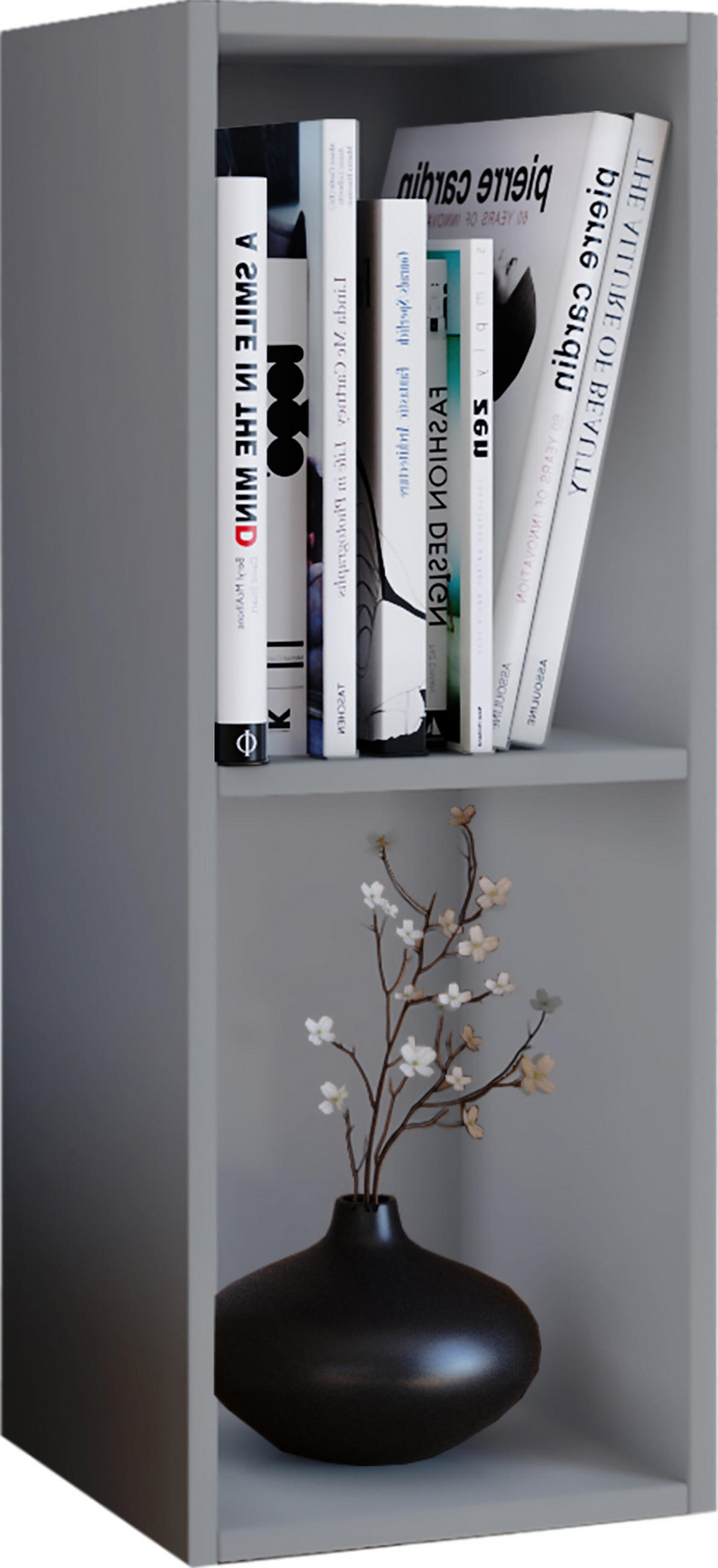 AKTENREGAL Grau  - Grau, Basics, Holzwerkstoff (34/72/30cm) - MID.YOU