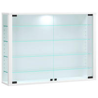 HÄNGEVITRINE  Weiss  - Weiss, Design, Glas/Holzwerkstoff (83/60/18cm) - MID.YOU