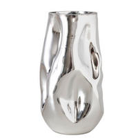 VAS  - silver, Basics, glas (15/27cm) - Ambia Home