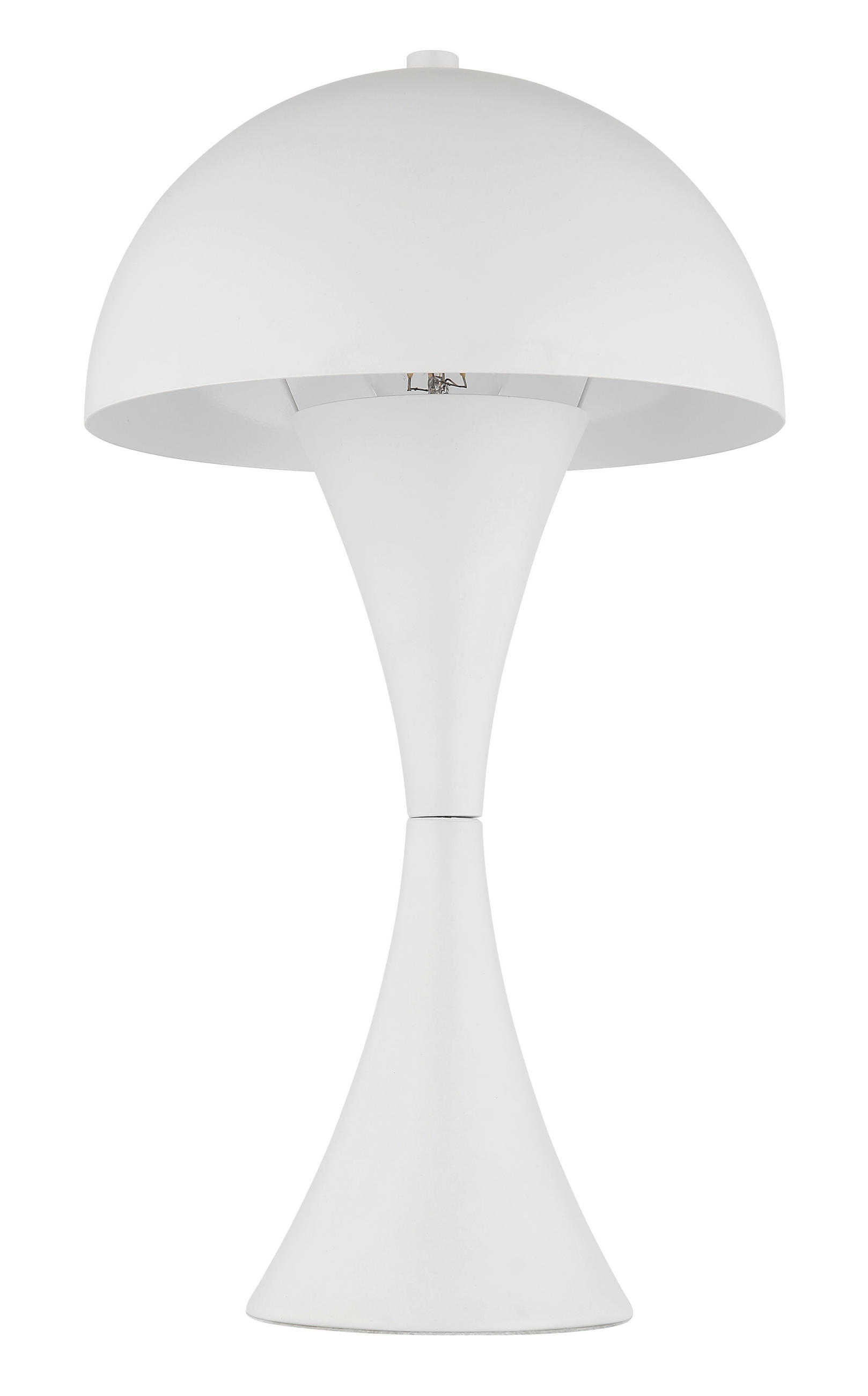 TISCHLEUCHTE - Weiss, Design, Kunststoff/Metall (20/36,1cm) - Globo