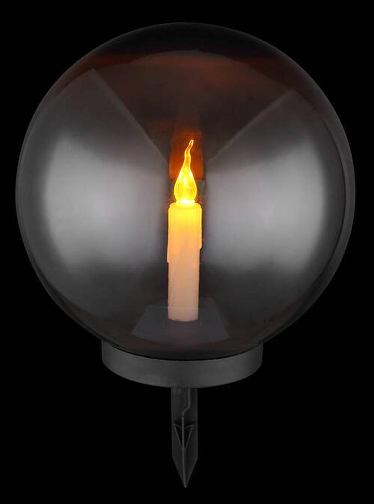 SOLARLEUCHTE - Schwarz/Grau, Basics, Kunststoff (25/38,5cm) - Globo
