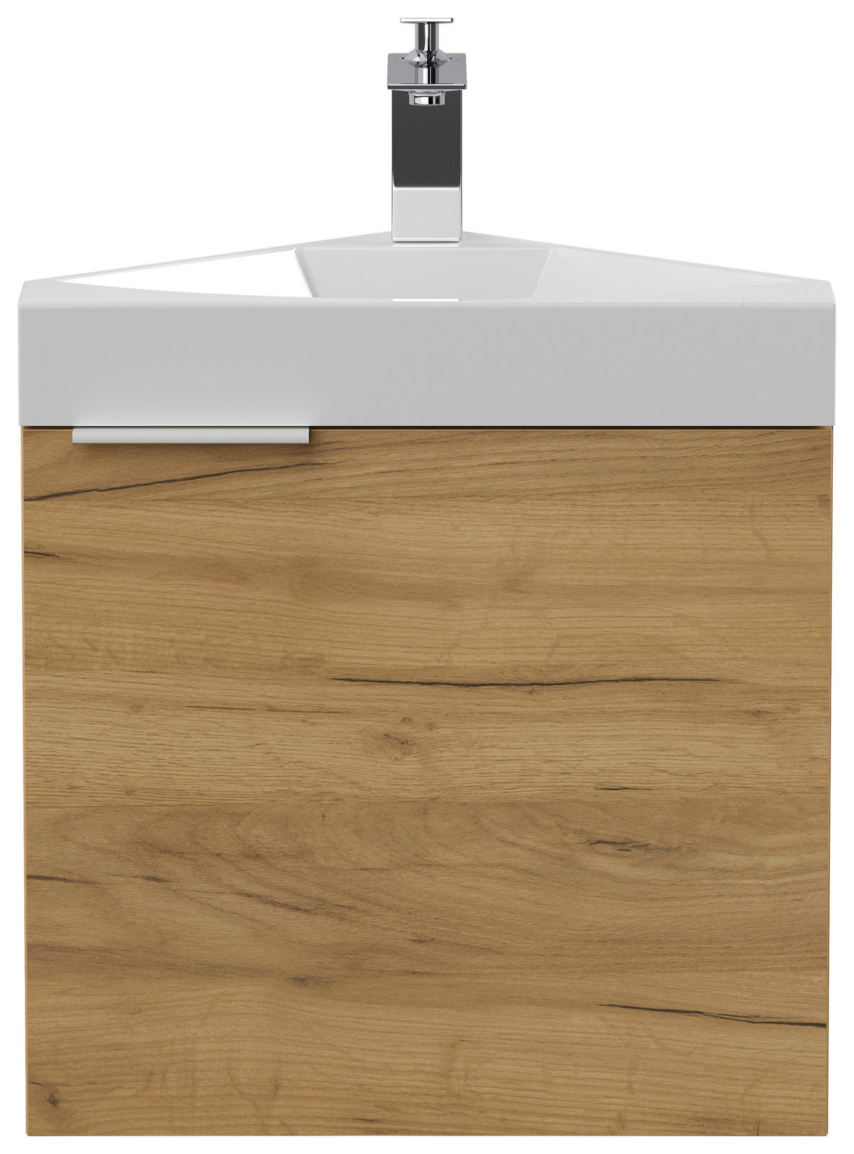 GÄSTEBAD 52,3 cm  - Eichefarben, MODERN, Holzwerkstoff/Stein (52,3cm) - MID.YOU