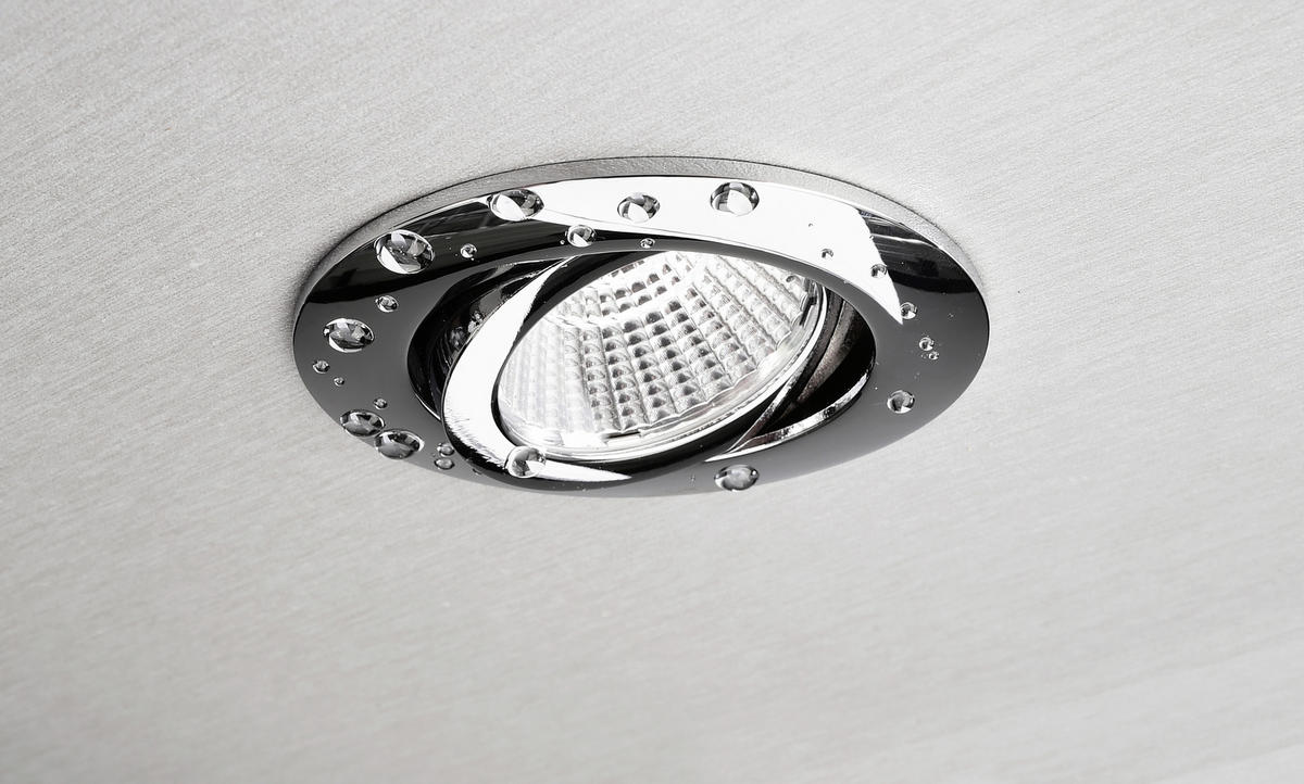 LED-EINBAUSPOT - Chromfarben, Konventionell, Metall (8,2/8,2/4,1cm)