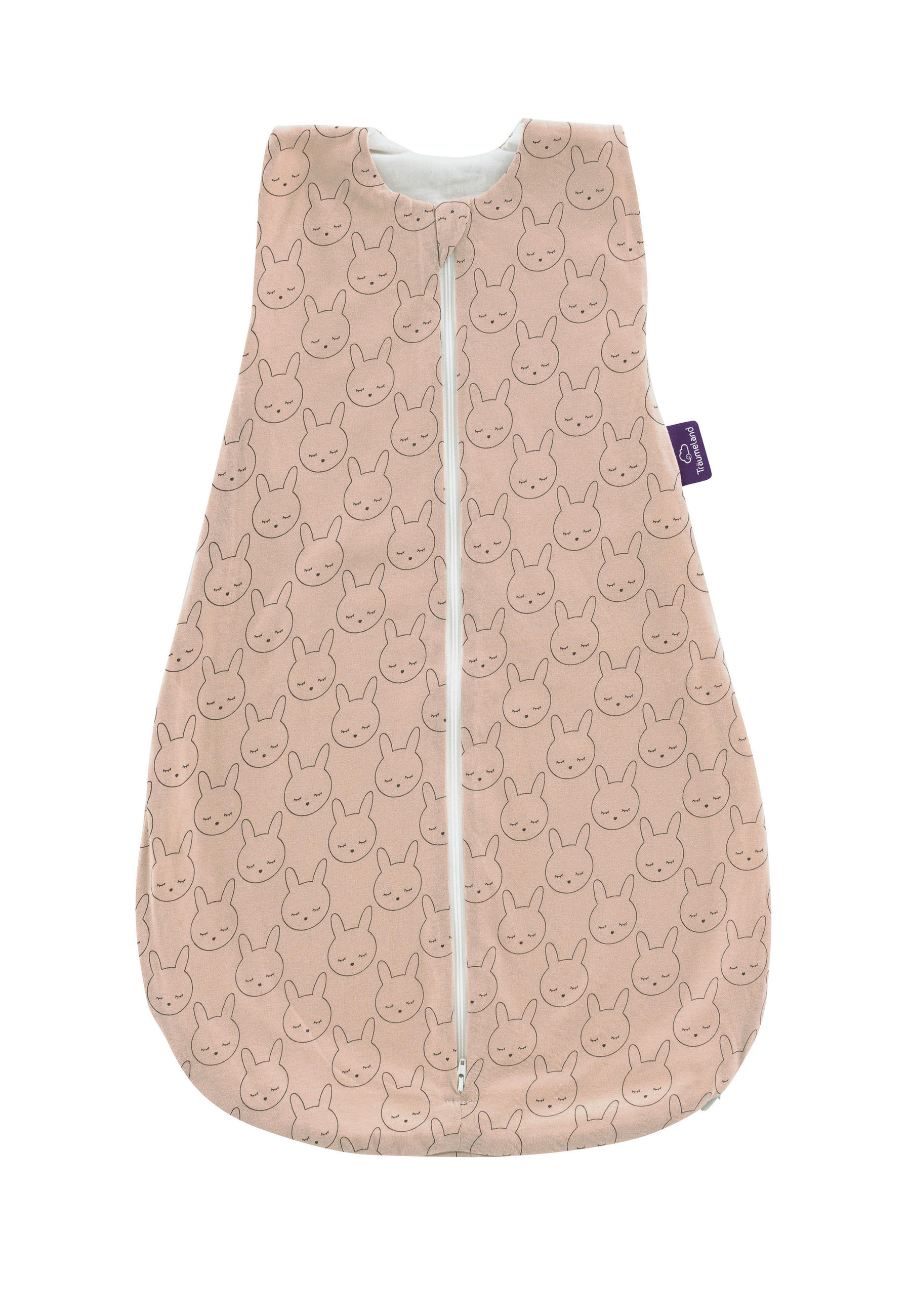 BABYSCHLAFSACK Kuschelhase Beige 80  - Beige/Altrosa, Basics, Textil (80null) - Träumeland
