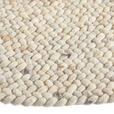 HANDWEBTEPPICH 120 cm Beige  - Beige, Basics, Textil (120cm) - Linea Natura
