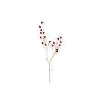 DEKOZWEIG - Rot/Braun, LIFESTYLE, Kunststoff (102cm)