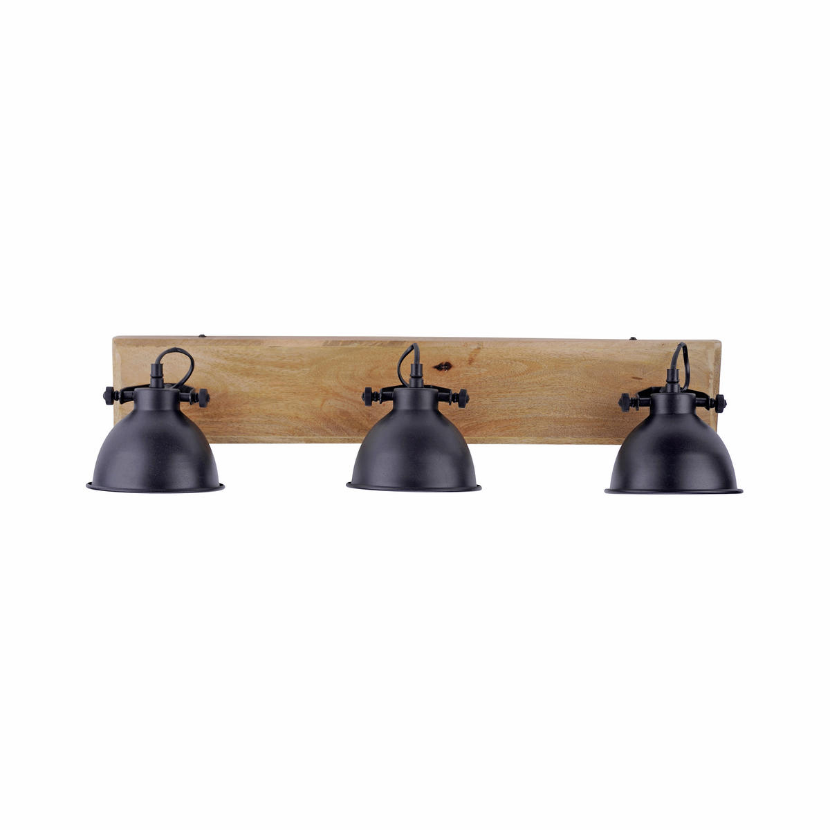 DECKENLEUCHTE SAMIA 74/15/22,5 cm   - Schwarz, Trend, Holz/Metall (74/15/22,5cm)