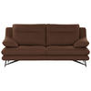 3-SITZER-SOFA in Leder Cognac  - Cognac, Design, Leder/Metall (215/90/109cm)