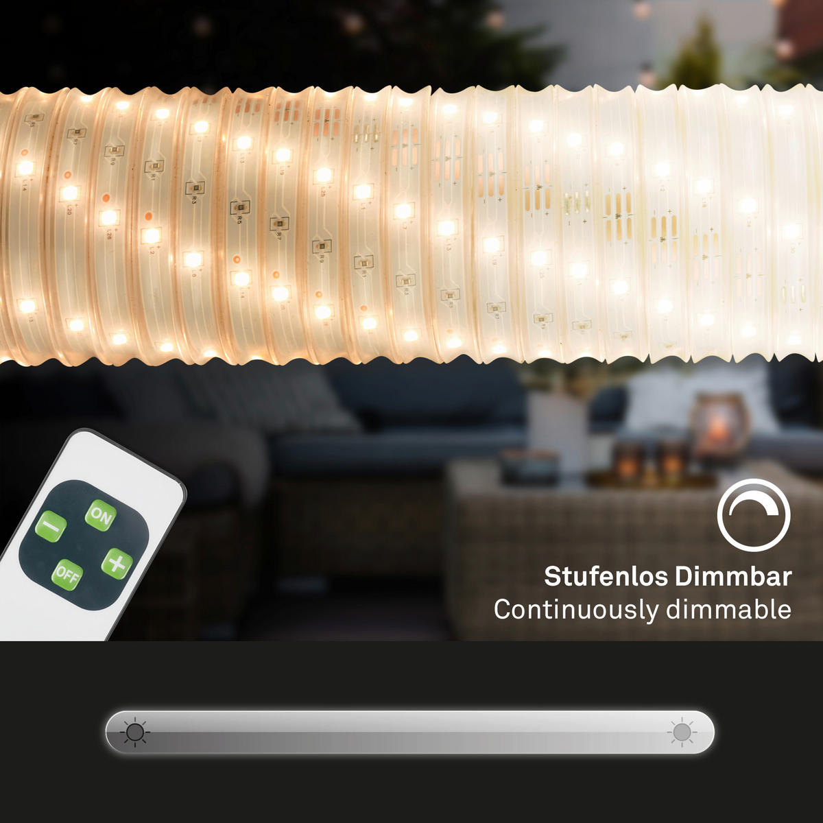 LED-STRIP 500 cm   - Weiß, Basics, Kunststoff (500cm)