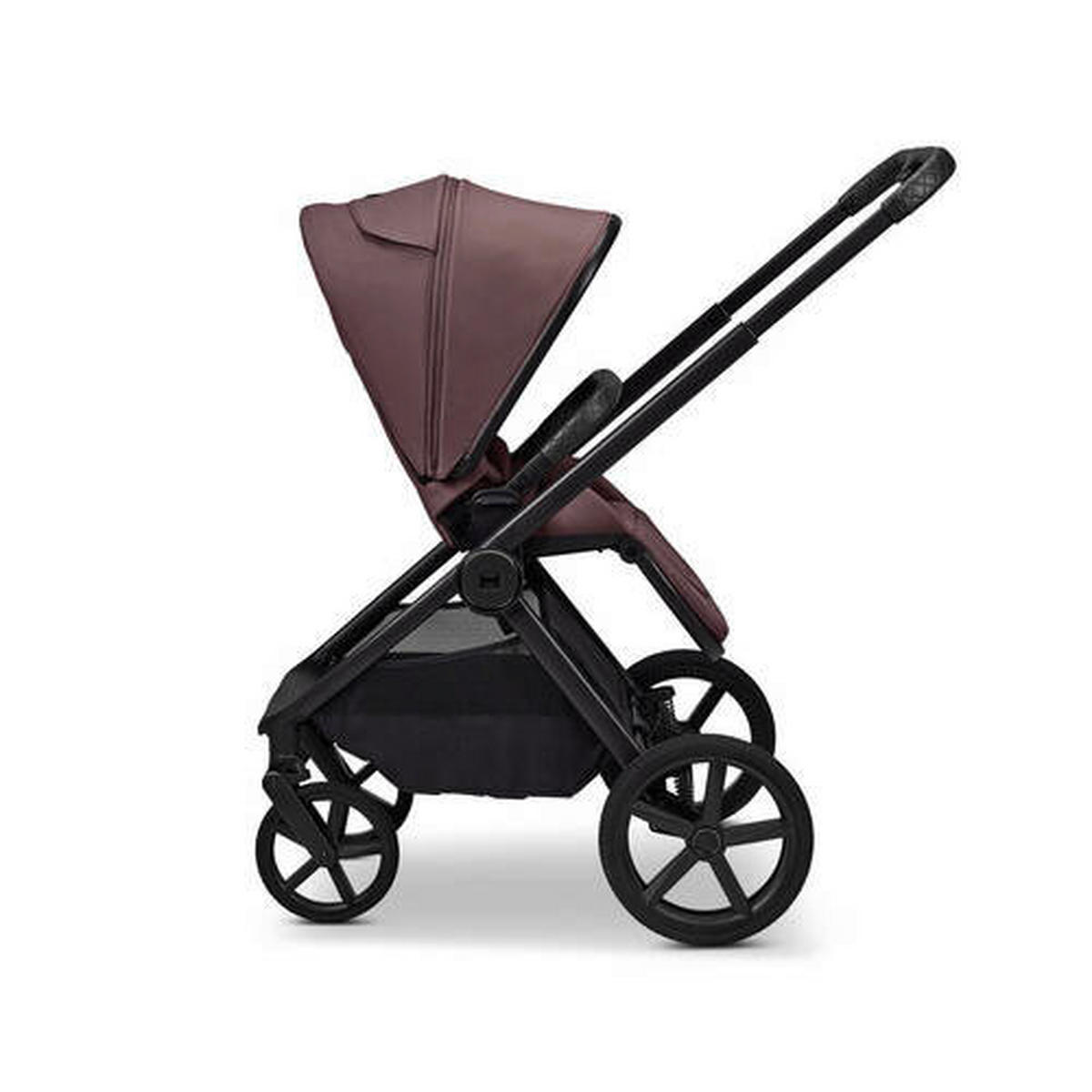 KOMBIKINDERWAGEN  Gio Fold ETPU  Tonka  - Schwarz/Mokka, Basics, Textil/Metall (120/58/92cm) - Moon Edition