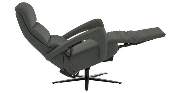 RELAXSESSEL in Leder Anthrazit  - Anthrazit/Schwarz, Design, Leder/Metall (76/110/86cm) - Dieter Knoll