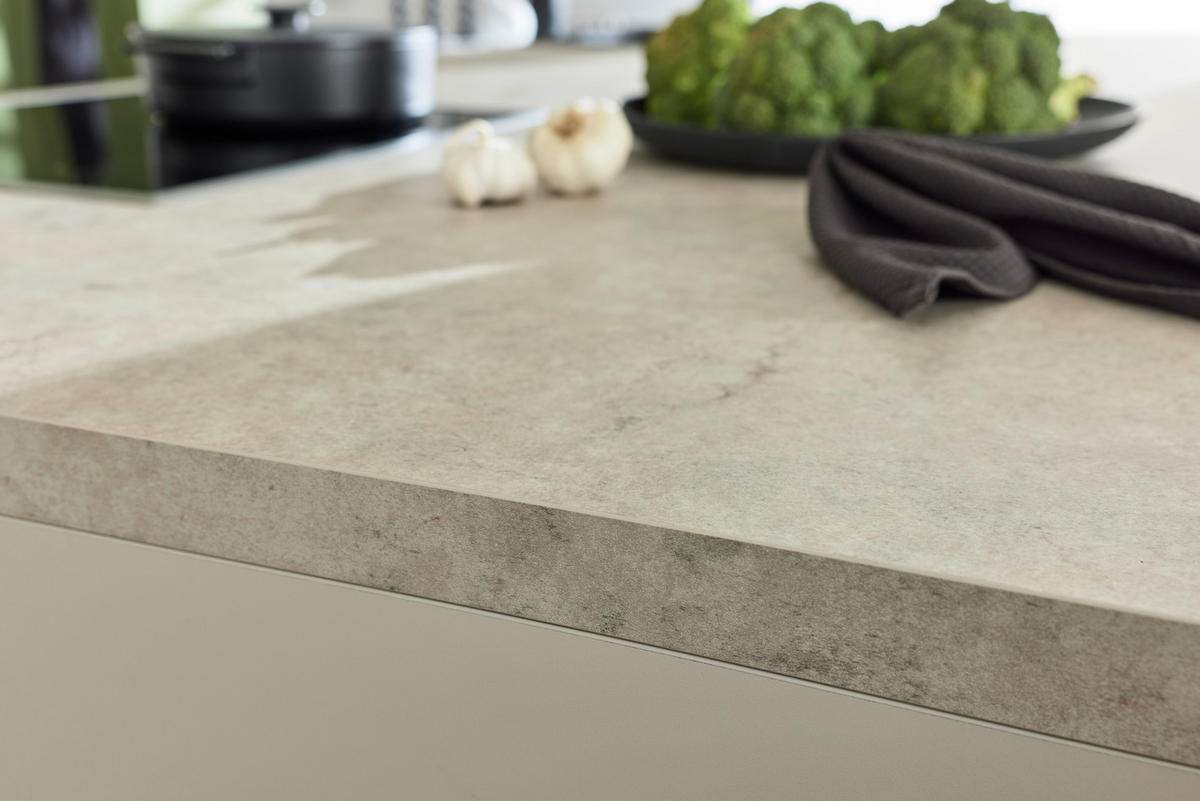 EINBAUKÜCHE MANHATTAN UNI  - Sandfarben/Sahara, Design, Holzwerkstoff - Nolte Küchen