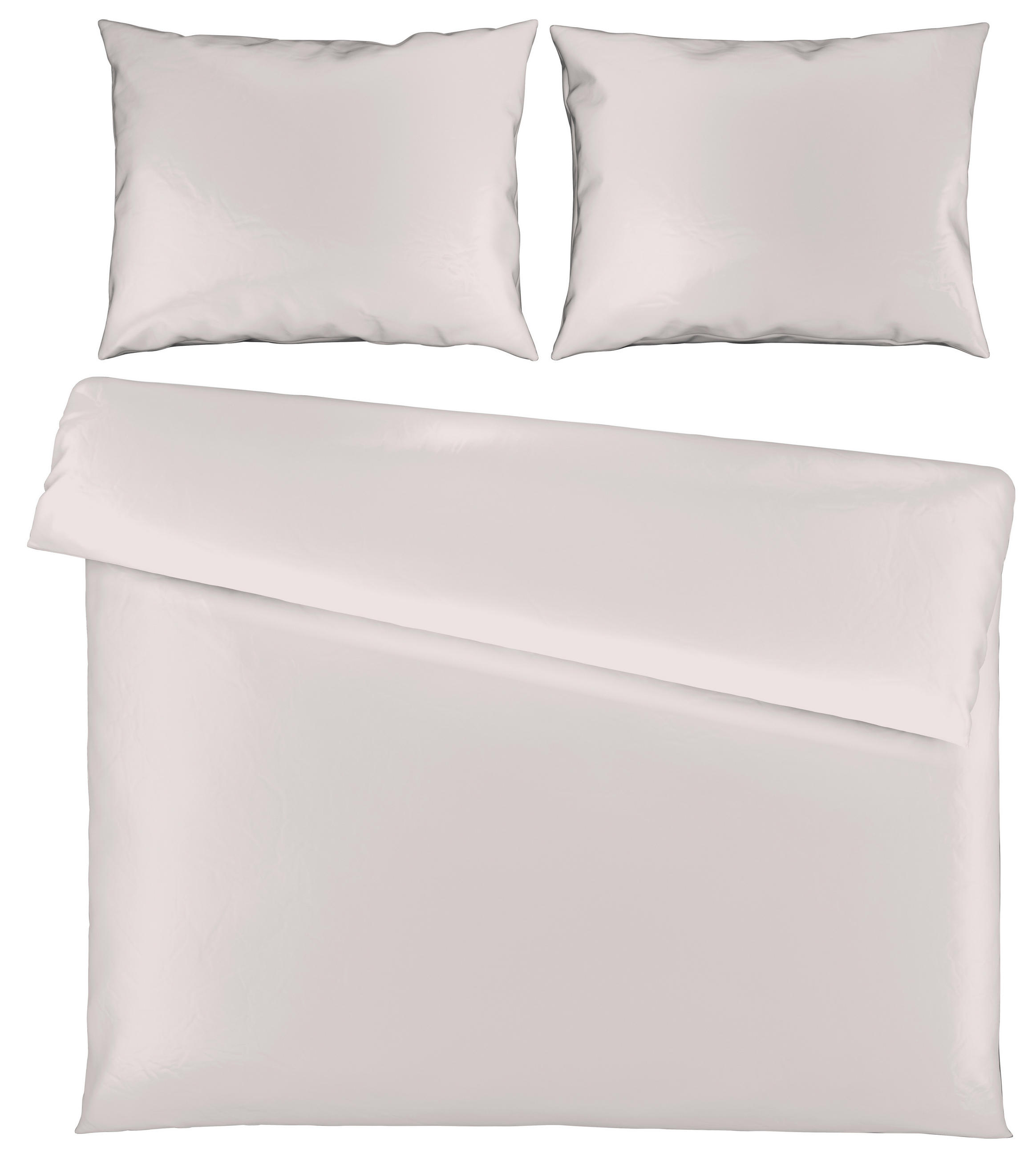 POSTELJNINA SENA 200/200 cm saten svetlo siva  - svetlo siva, Basics, tekstil (200/200cm) - Novel