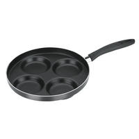 PÁNEV  nepřilnavý povrch PTFE  24 cm  - černá, Basics, kov (24cm) - Tescoma