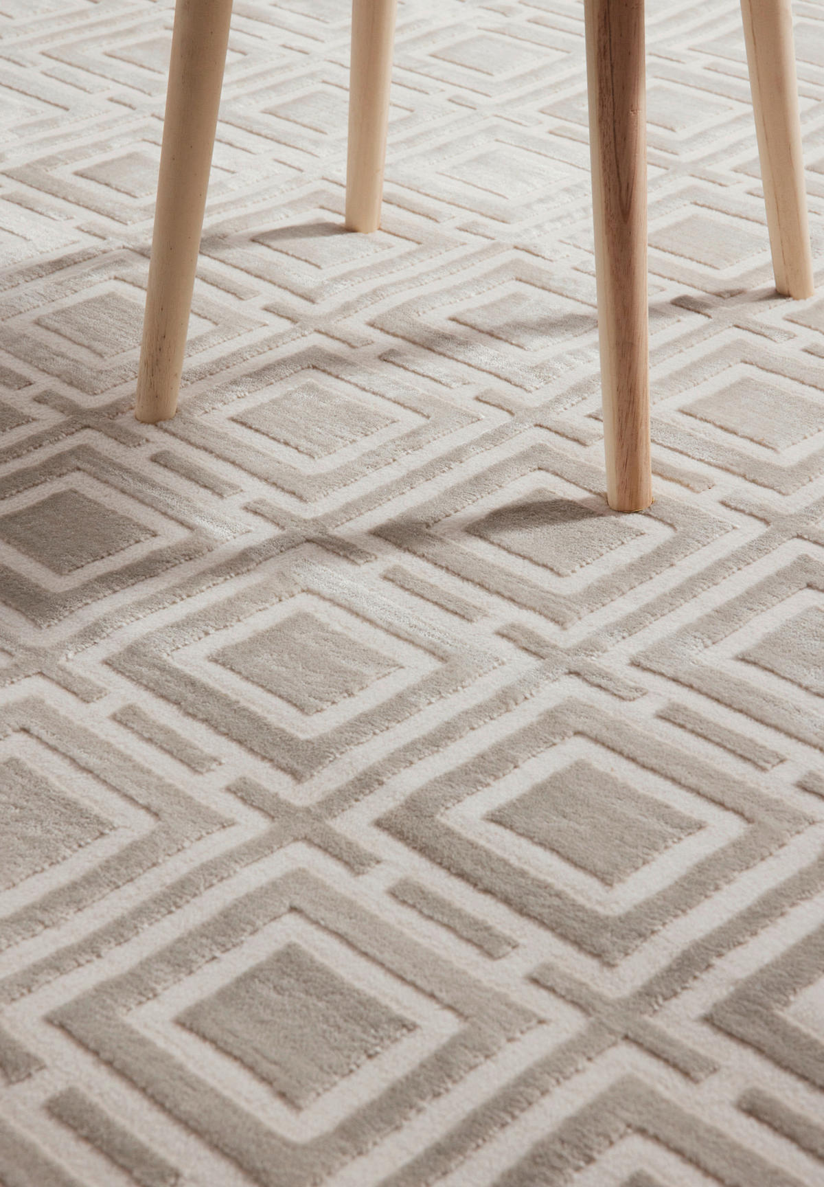 FLACHWEBETEPPICH 200/280 cm Perles Creme  - Creme, Design, Kunststoff (200/280cm) - Elle Decoration