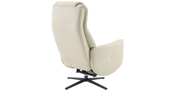 MASSAGESESSEL Echtleder Lederlook Beige - Beige, Design, Leder/Textil (77/113/90cm) - Xora