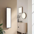 LED-DECKENLEUCHTE Ludwig 45/45/7,6 cm  - Opal/Graphitfarben, Natur, Holzwerkstoff/Kunststoff (45/45/7,6cm) - Novel