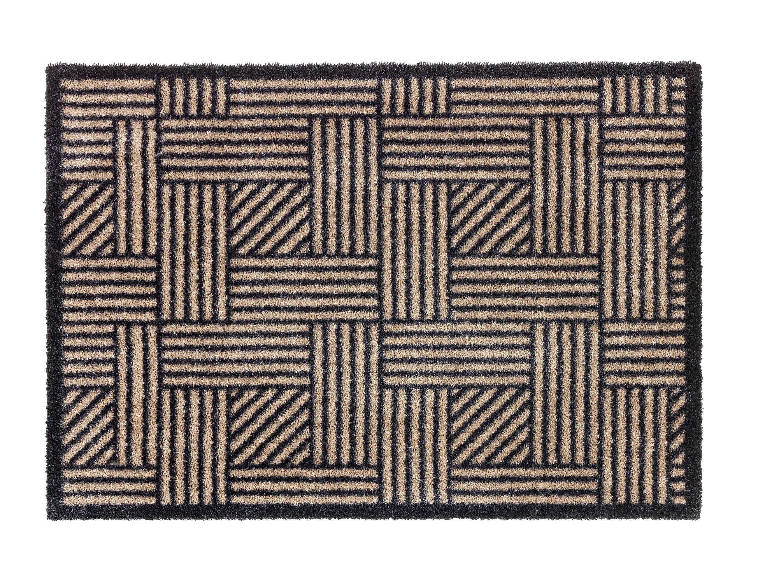 FUßMATTE  67/100 cm  Anthrazit, Beige  - Anthrazit/Beige, Design, Textil (67/100cm) - Schöner Wohnen