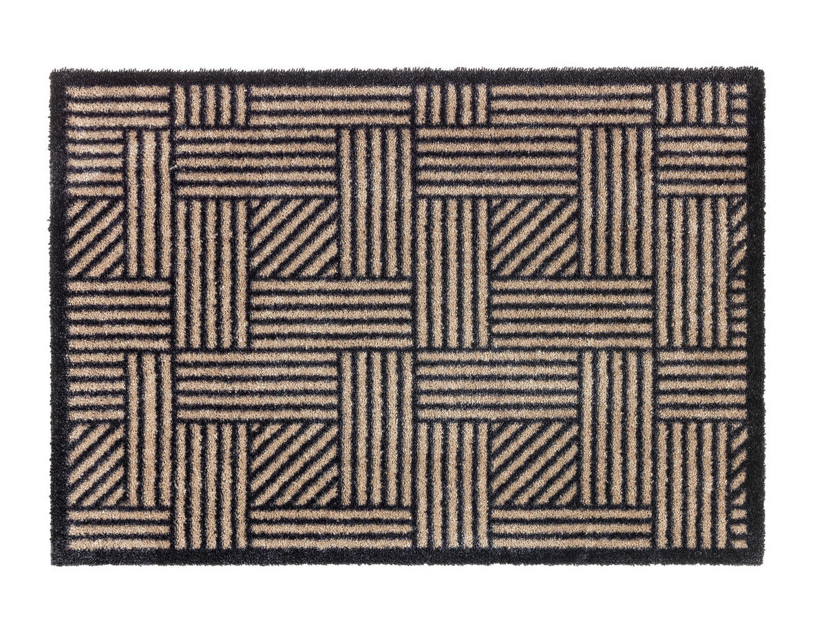 FUßMATTE  67/100 cm  Anthrazit, Beige  - Anthrazit/Beige, Design, Textil (67/100cm) - Schöner Wohnen