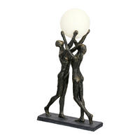 TAGESLICHTLAMPE hold the light   - Bronzefarben, LIFESTYLE, Kunststoff (26/47/8cm)