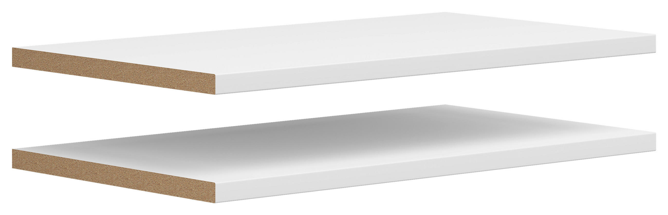 SET DE RAFTURI DETAȘABILE in alb  - alb, Modern, material pe bază de lemn (66,9/2,2/36cm) - Carryhome