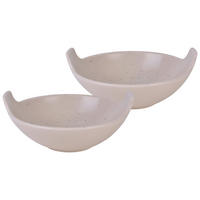 SCHÜSSELSET 2-teilig Streat Food  17/15,5 cm  - Creme, Basics, Keramik (17/15,5cm) - Creatable