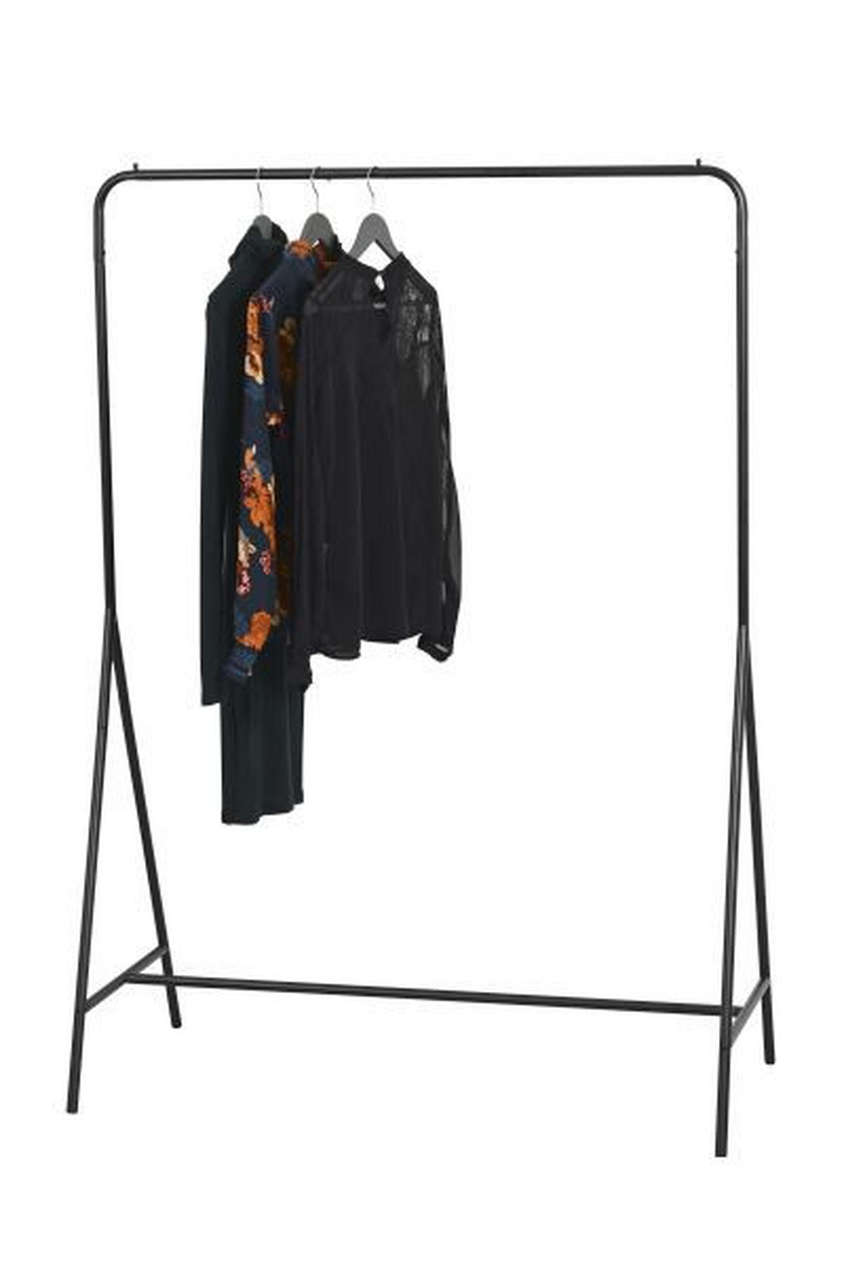 KLÄDHÄNGARE - svart, Klassisk, metall (109/154/55cm)