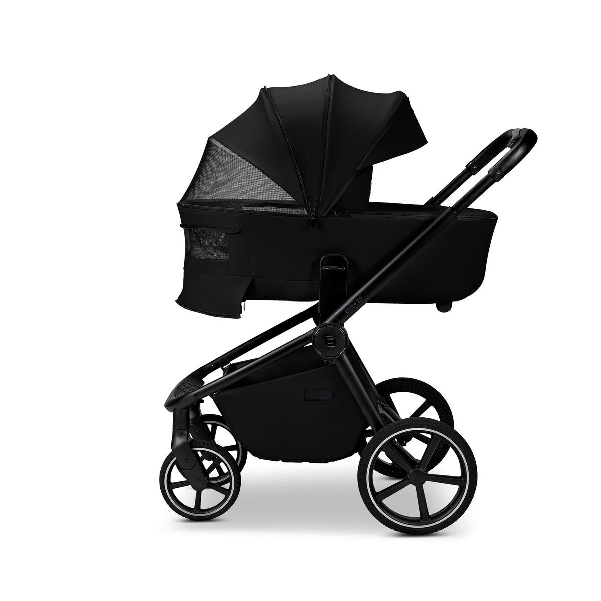 KOMBIKINDERWAGEN  Resea 2.0  Onyx  - Schwarz, Basics, Textil (96/57/114cm) - Moon