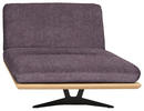 OTTOMANE Webstoff Violett  - Beige/Violett, Design, Holz/Textil (114/92/165cm) - Dieter Knoll