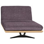 OTTOMANE in Webstoff Violett  - Beige/Violett, Design, Holz/Textil (114/92/165cm) - Dieter Knoll