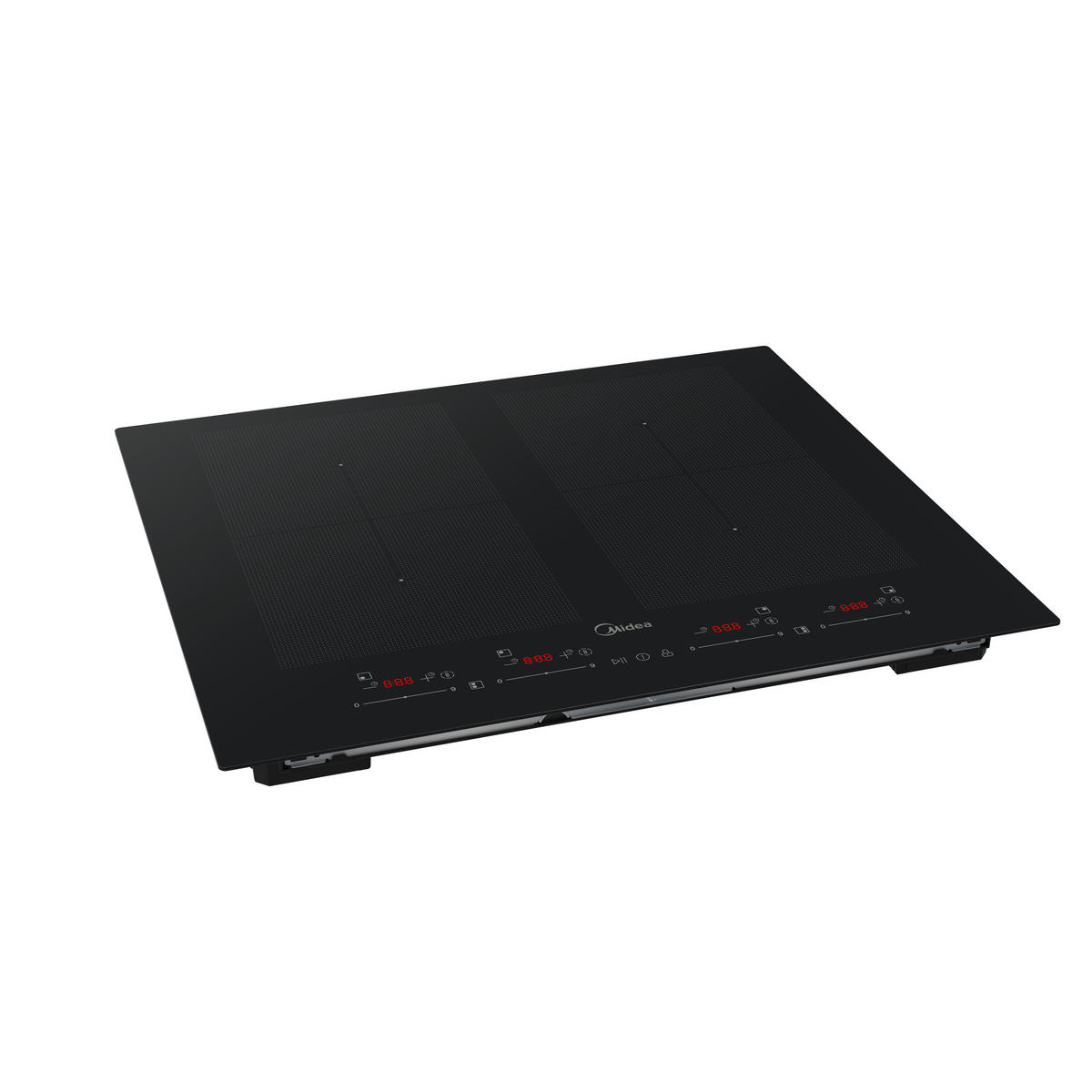 INDUKTIONSKOCHFELD MIH742F558K2  - Schwarz, Basics, Glas/Kunststoff (59/53/52cm) - Midea
