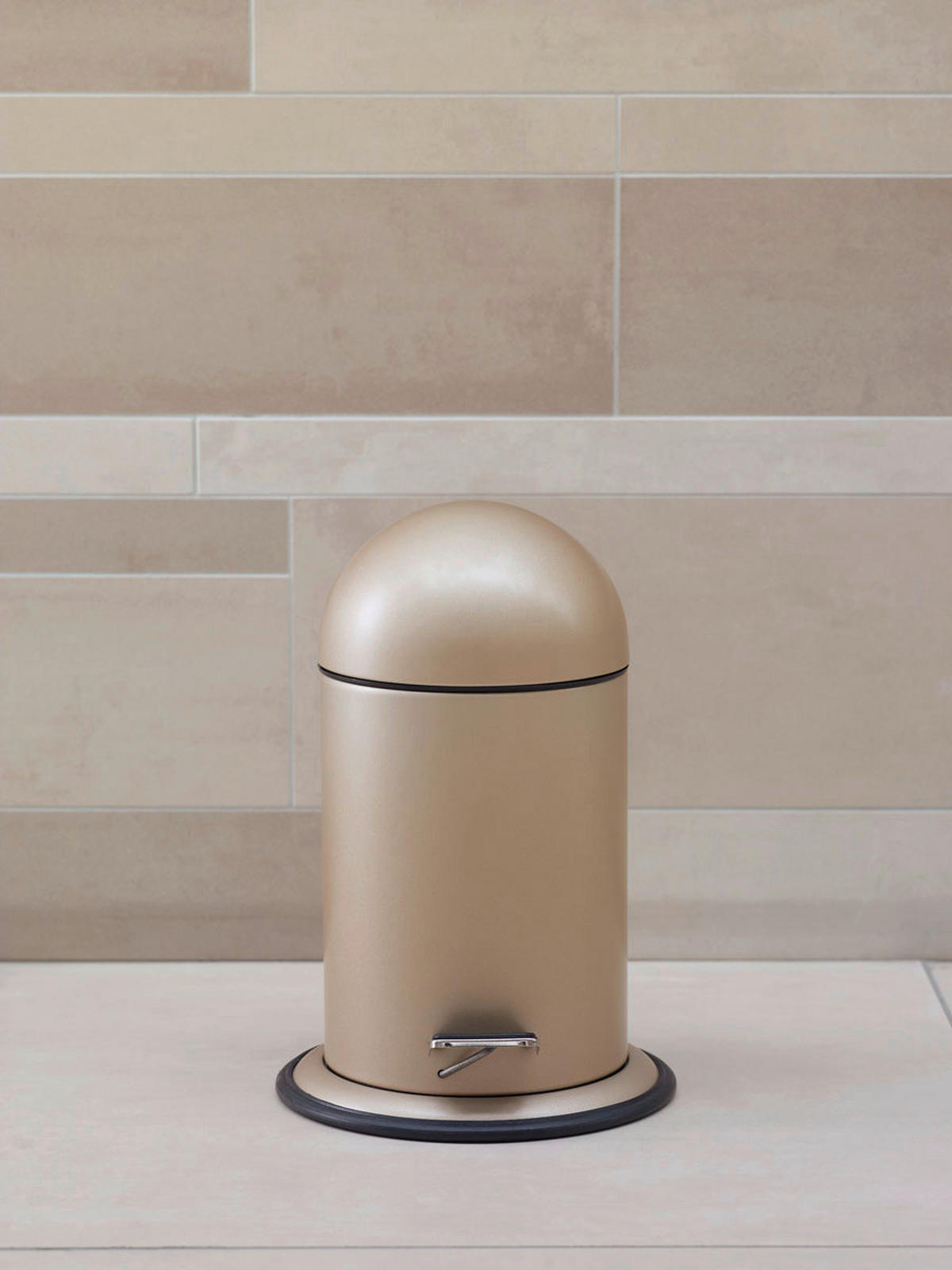 KOZMETIČNI KOŠ - naravne barve, Konvencionalno, kovina (17/34cm) - Aquanova