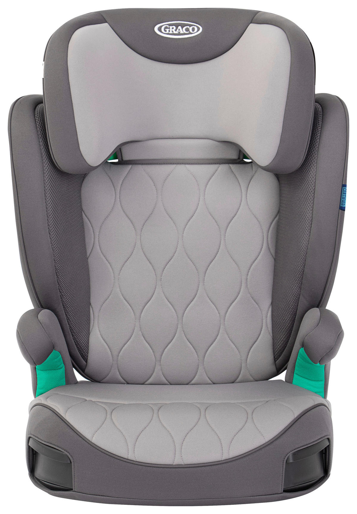 KINDERAUTOSITZ Affix R129  - Hellgrau/Grau, Basics, Kunststoff/Textil (39/46,3/64,5-85,5cm) - Graco