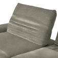ECKSOFA  in Chenille Graubraun  170-195/280 cm  - Graubraun/Schwarz, Design, Textil/Metall (170-195/280cm) - Dieter Knoll
