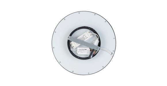 LED-DECKENLEUCHTE 39/8,7 cm - Schwarz, LIFESTYLE, Kunststoff/Metall (39/8,7cm) - Novel