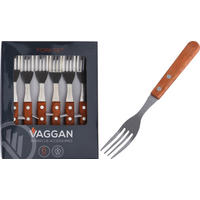 SADA VIDLIČIEK 6 ks - Trend, kov/drevo (17/21/2cm)