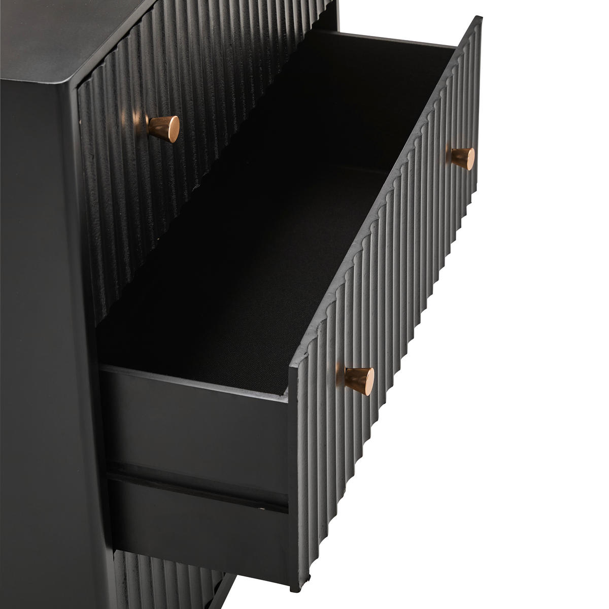 KOMMODE  in 80/85/35 cm  - Schwarz, KONVENTIONELL, Holz/Holzwerkstoff (80/85/35cm) - Livetastic