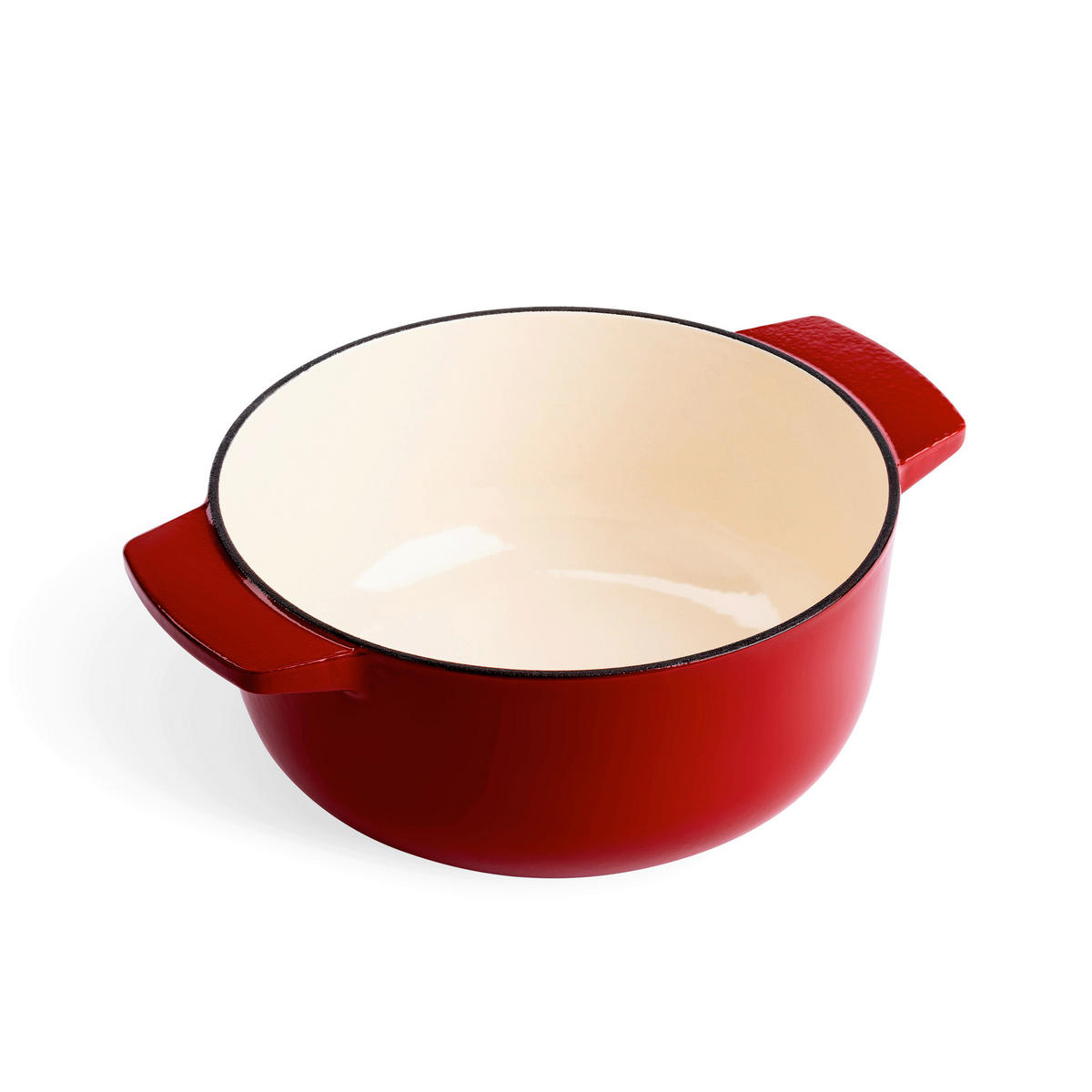 BRÄTER Cast Iron  - Rot/Creme, Basics, Metall (3.3l) - Kitchenaid