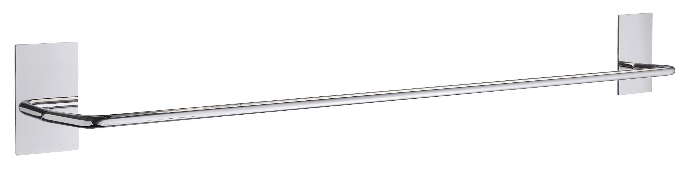 KÉZTÖRLŐTARTÓ 62,5/7/5,7 cm  - nemesacélszínű, fém (62,5/7/5,7cm)