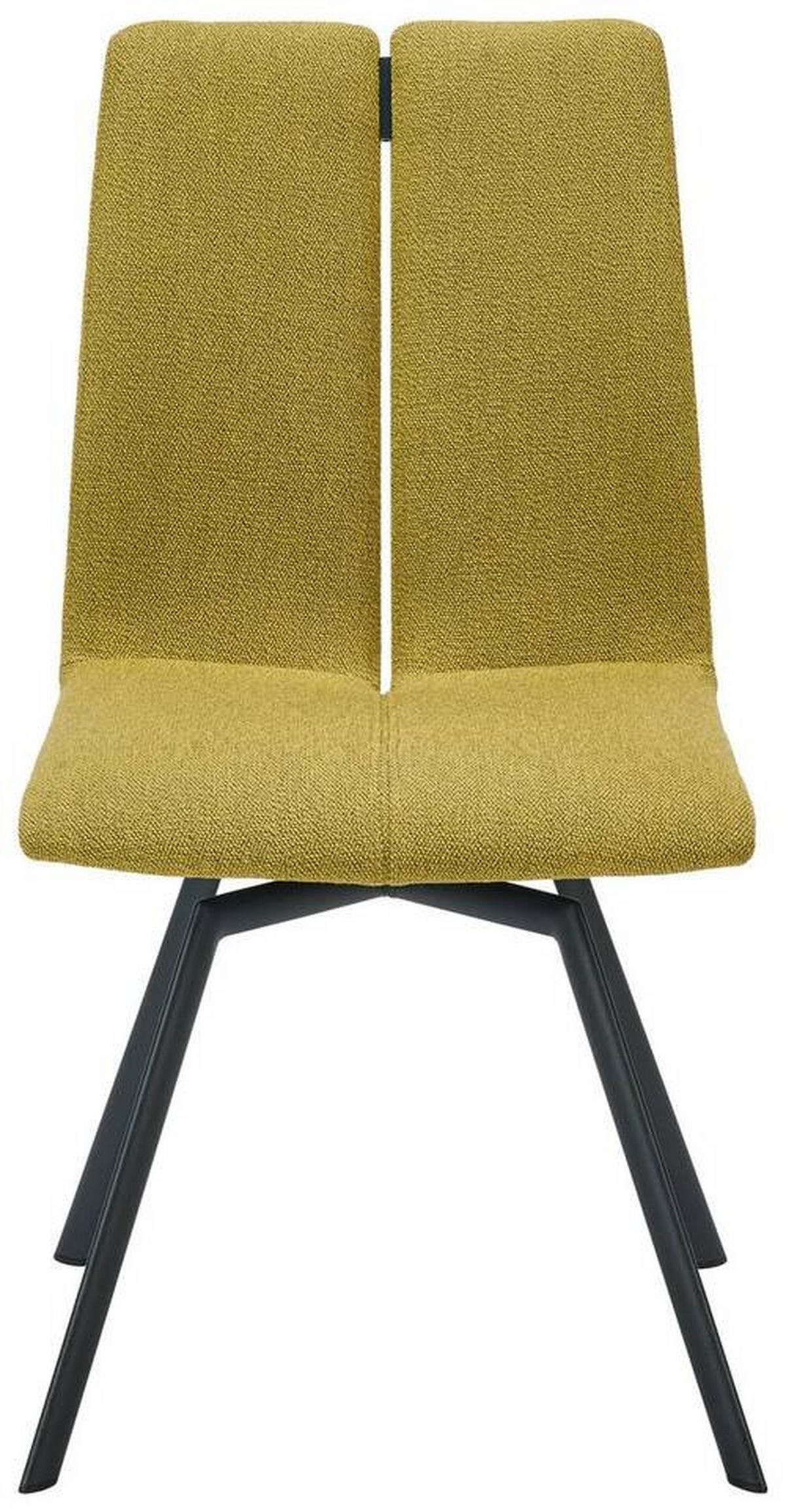 STUHL  in Stahl Struktur  - Anthrazit/Grün, Design, Textil/Metall (50/92/64cm) - Venjakob
