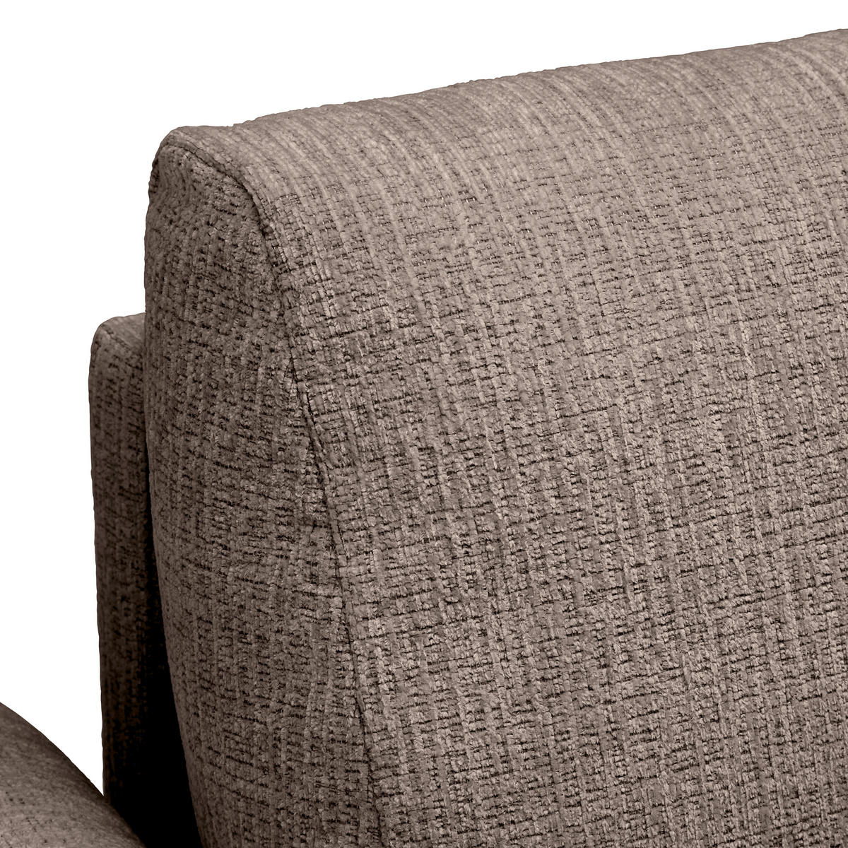2-SITZER-SOFA in Webstoff Dunkelbraun  - Eichefarben/Dunkelbraun, Modern, Holz/Textil (150/85/92cm) - MID.YOU