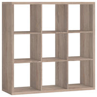 RAUMTEILER - Sonoma Eiche, Design, Holzwerkstoff (112/112/38cm) - Carryhome