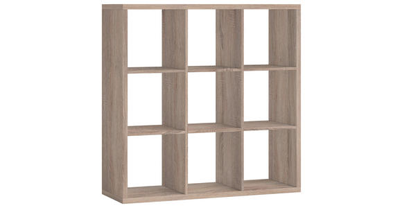 RAUMTEILER in Holzwerkstoff - Sonoma Eiche, Design, Holzwerkstoff (112/112/38cm) - Carryhome